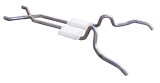 Pypes No-Muffler Exhaust Systems SGN10 System, No-Muffler, Header-Back, Stainless Steel, Natural, X-Pipe, Chevy, Kit thumbnail 3