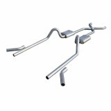 Pypes Street Pro Exhaust Systems SGC19S System, Pro, Crossmember Back, Stainless Steel, Natural, X-Pipe, Chevrolet, V8, Kit thumbnail 3