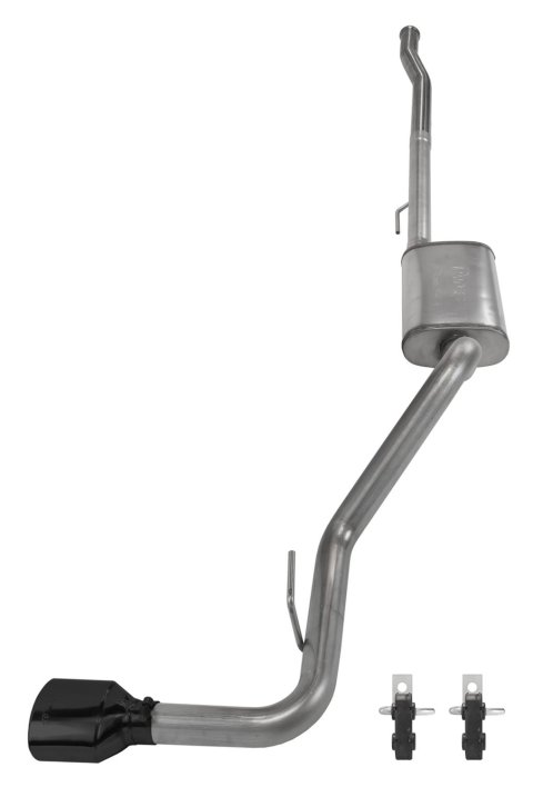 Pypes Street Pro Exhaust Systems SJJ51SB Systems, Cat-Back, Stainless Steel, Natural, Chambered Mufflers, Phantom Series Black Tip, Jeep, JT, Rubicon, Kit thumbnail 5