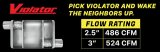 Pypes Violator Dual Exhaust Systems SGT74V Systems, Crossmember Back w/ H-pipe System 63-66 GM Truck split rear dual exit 2.5 inch intermediate thumbnail 2