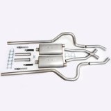 Pypes Street Pro Exhaust Systems SMB10S33 System, Pro, CrossMember-Back, Stainless Steel, Natural, X-Pipe, Dodge, Plymouth, B-Body, V8, Kit thumbnail 3