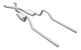 Pypes Street Pro Exhaust Systems SMB10S33 System, Pro, CrossMember-Back, Stainless Steel, Natural, X-Pipe, Dodge, Plymouth, B-Body, V8, Kit thumbnail 4
