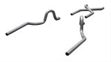 Pypes No-Muffler Exhaust Systems SGA13 System, No-Muffler, Header-Back, Stainless Steel, Natural, Buick, Chevy, Oldsmobile, Pontiac, V8, Kit thumbnail 2