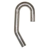 Pypes Exhaust Tubing Mandrel Bends 2.5 Inch 304 Stainless Steel Pipe PVM3018-25 Tubing, 30-180 Degree, J-Mandrel Bend, 2 1/2 in. Diameter, 16-Gauge, Steel, Each thumbnail 2