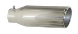 Pypes Monster Truck Tips Round, Polished 5 Inch Exhaust Tip EVT506-18 Tip, Stainless Steel, Polished, 5.000 in. Inside Diameter, Each thumbnail 3