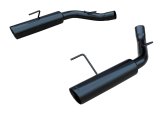 Pypes Pype Bomb Exhaust Systems SFM60MSB System, Rear Axle-back, Dual, Stainless, Black Powdercoated, Split Rear Exit, Ford, 4.6L, Kit thumbnail 1