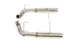 Pypes Pype Bomb Exhaust Systems SFM79MS System, Bomb, Rear Axle-back, Dual, Stainless, Polished, Split Rear Exit, Ford, 3.7L, Kit thumbnail 3