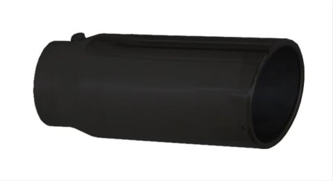 Pypes Performance Exhaust Tips EVT405B BLACK4" X 5" X 12"L ROLLED BO thumbnail 2