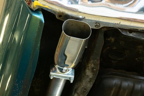 Pypes No-Muffler Exhaust Systems SGA20 System, Header-Back, 409 Stainless Steel, Natural, Split Rear, 2.50 in. Diameter, Kit thumbnail 4