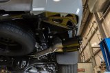 Pypes Converter-Back Exhaust Systems STT10VB Systems, Cat-Back, Stainless Steel, Natural, Violator Mufflers, Black Powdercoated Tip, Toyota, Kit thumbnail 1