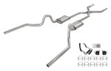 Pypes Race Pro Dual Exhaust Systems SGA48R System, Pro, 2.50 in., Crossmember Back, 409 Stainless Steel, Natural, H-Pipe, Muffler, Oldsmobile, V8, Kit thumbnail 3