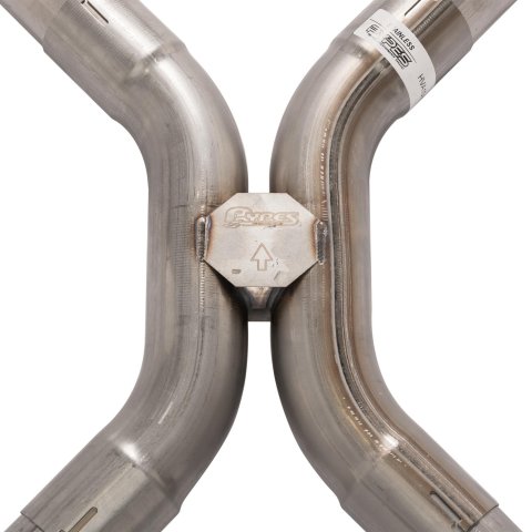 Pypes Violator Dual Exhaust Systems SGB45V System, Violator, Crossmember Back, 409 Stainless Steel, Natural, H-Pipe, Rear Exit, Chevy, Impala, Kit thumbnail 4