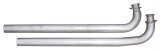 Pypes Stainless Steel Exhaust Downpipes DGA13S Downpipes, Steel, Natural, 2.5 in. Diameter, 3-bolt, Pontiac, Passenger Car, Pair thumbnail 2