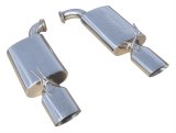 Pypes Axle-Back Exhaust Systems SGG60VS System, Axle-Back, Polished Stainless Steel, Polished Tips, Pontiac, 6.0, 6.2L, Kit thumbnail 2
