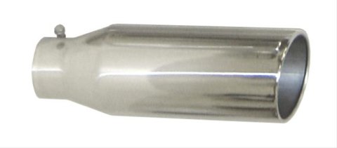 Pypes Monster Truck Tips Round, Polished 4 Inch Exhaust Tip EVT406-18 Tip, Stainless Steel, Polished, 4.00 in. Inside Diameter, Each thumbnail 3