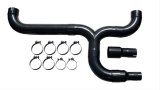 Pypes Phantom Series Diesel Stack Pipe Plumbing Kits STD005B Kits, Dual, 409 Stainless Steel, Black, 5 in. Diameter, Kit thumbnail 2