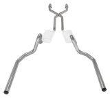 Pypes Header/Crossmember-Back Exhaust Systems SGG922E Systems, Crossmember Back w/X-Pipe, 78-88 El Camino SS Split Rear Dual Exit 2.5 in Intermediate thumbnail 1