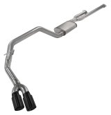 Pypes Converter-Back Exhaust Systems for 2014-2020 TUNDRA - STT10RB Systems, Cat-Back, Stainless Steel, Natural, Race Pro Mufflers, Black Powdercoated Tip, Toyota, Kit thumbnail 4
