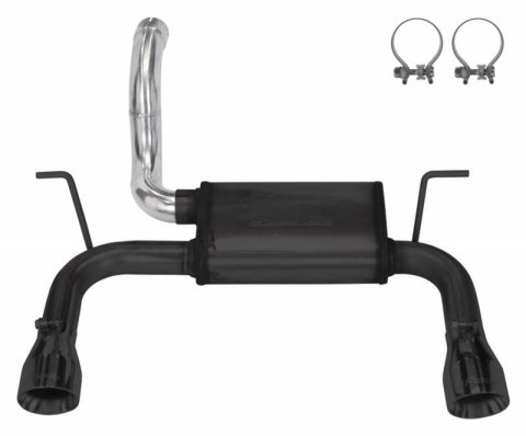 Pypes Converter-Back Exhaust Systems SJJ24SB Systems, Axle-back System 2018-2020 Jeep JL Dual Exit 2.5 inch Intermediate thumbnail 4
