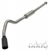 Pypes Converter-Back Exhaust Systems SFT24VB Kit, 2010-2014 F150 RAPTOR 4" CATBACK EXHAUST KIT BLACK TIPS thumbnail 2