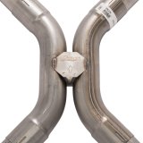 Pypes No-Muffler Exhaust Systems SGB45 System, No Mufflers, Crossmember Back, 409 Stainless Steel, Natural, H-Pipe, Rear Exit, Chevy, Impala, Kit thumbnail 4