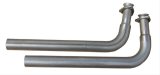Pypes Stainless Steel Exhaust Downpipes DCC10S Downpipes, Steel, Natural, 2.5 in. Diameter, Chevy, Small Block, Pair thumbnail 3