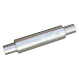 Pypes M-80 Round Case 304 Stainless Steel 3 Inch Muffler MVR203S Muffler, Series, Steel, Polished, 3.0 in. Center Inlet/3.0 in. Center Outlet, Each thumbnail 3