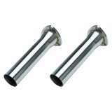 Pypes Stainless Steel Collector Reducers with 3 Inch Outlet PVR10S Header Reducers, 3-Bolt Flange, in. Inlet, in. Outlet, Steel, Polished, Pair thumbnail 2