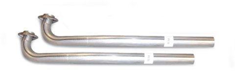 Pypes Stainless Steel Exhaust Downpipes DGA10S Downpipes, Steel, Natural, 2.5 in. Diameter, 2-bolt, Pontiac, Passenger Car, Pair thumbnail 5