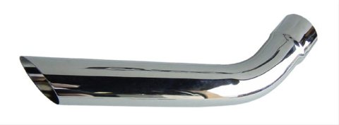 Pypes Stainless Steel Round, Polished 3 Inch Exhaust Tip EVT61 Tips, Stainless, Polished, Slant Cut, Rolled Edge, in. Inlet, in. Outlet, Pair thumbnail 2