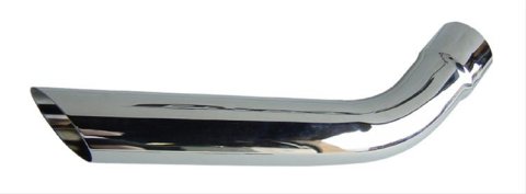 Pypes Stainless Steel Round, Polished 3 Inch Exhaust Tip EVT61 Tips, Stainless, Polished, Slant Cut, Rolled Edge, in. Inlet, in. Outlet, Pair thumbnail 3