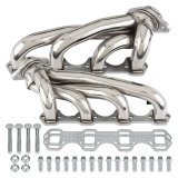 Pypes Headers HDR50S Headers, Shorty, Stainless Steel, Polished, Ford, 5.0L, Pair thumbnail 4