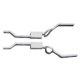 Pypes Street Pro Exhaust Systems SGA29S System, Pro, Header-Back, Stainless Steel, Natural, Pontiac, 350-455, Kit thumbnail 2