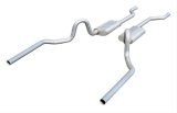 Pypes Race Pro Dual Exhaust Systems SGA30R30 System, Pro, Header-Back, Stainless Steel, Natural, Buick, Chevy, Oldsmobile, Pontiac, V8, Kit thumbnail 2