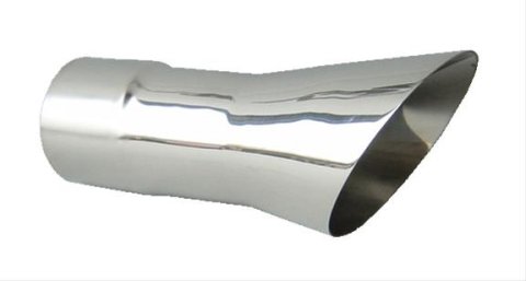 Pypes Stainless Steel Olds 442, Polished 3 Inch Exhaust Tip EVT35 Tips, Steel, Polished, Slant Cut, Oldsmobile2, 3.0 in. Inlet, Pair thumbnail 3