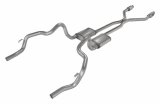 Pypes Race Pro Dual Exhaust Systems SGF941RE Systems, Crossmember Back w/H-Pipe System 75-81 F-Body Split Rear Exit 2.5 in Intermediate thumbnail 3