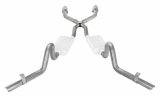 Pypes Header/Crossmember-Back Exhaust Systems SGG910E Systems, Crossmember Back w/X-Pipe, 78-88 GM G-Body Split Rear Dual Exit 2.5 in Intermediate thumbnail 2
