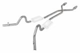 Pypes Header/Crossmember-Back Exhaust Systems SGG920E Systems, Crossmember Back w/X-Pipe, 78-88 EL Camino Exc SS Split Rear Dual Exit 2.5 in Intermediate thumbnail 3