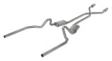 Pypes Race Pro Dual Exhaust Systems SGG922RE Systems, Crossmember Back w/X-Pipe, 78-88 El Camino SS Split Rear Exit 2.5 in Intermediate thumbnail 2