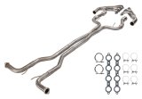Pypes Headers HDR140SK Headers, Long Tube, 304 Stainless Steel, Natural, X-Pipe, Pontiac, Kit thumbnail 1