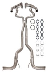 Pypes Headers HDR140SK Headers, Long Tube, 304 Stainless Steel, Natural, X-Pipe, Pontiac, Kit thumbnail 3