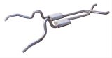 Pypes Street Pro Exhaust Systems SGN10S System, Pro, Header-Back, Stainless Steel, Natural, X-Pipe, Chevy, V8, Kit thumbnail 2