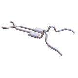 Pypes Street Pro Exhaust Systems SGN10S System, Pro, Header-Back, Stainless Steel, Natural, X-Pipe, Chevy, V8, Kit thumbnail 3