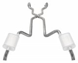 Pypes Header/Crossmember-Back Exhaust Systems SCC910E Systems, Crossmember Back w/X-Pipe, 75-80 Corvette C3 Split Rear Dual Exit 2.5 in Intermediate thumbnail 1