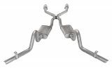 Pypes Street Pro Exhaust Systems SGG910SE Systems, Crossmember Back w/X-Pipe, 78-88 GM G-Body Split Rear Dual Exit 2.5 in Intermediate thumbnail 2