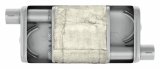 Pypes Turbo Pro 409 Stainless Steel 2.5 Inch Muffler MVT30 Muffler, Pro, in. Offset Inlet/2.5 in. Offset Outlet, Steel, Natural, Each thumbnail 1