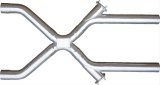 Pypes X-Change X-Pipes XVX13S Crossover Pipe, X-Pipe, 3.0 in., Stainless Steel, Polished, Universal, Kit thumbnail 1