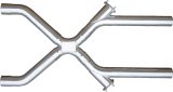 Pypes X-Change X-Pipes XVX13S Crossover Pipe, X-Pipe, 3.0 in., Stainless Steel, Polished, Universal, Kit thumbnail 2