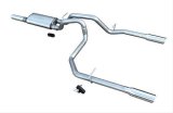 Pypes Violator Dual Exhaust Systems SGT30V System, Violator, Cat-Back, Stainless Steel, Natural, Polished Tips, Chevrolet, GMC, 6.2L, Kit thumbnail 2