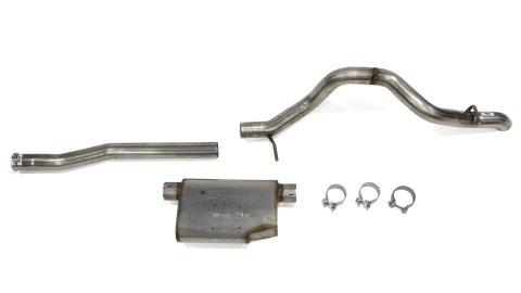 Pypes HGC Exhaust Systems SJJ25S Jeep Wrangler JL 2.5" high ground clearance cat back system with Street Pro Touring muffler. Contructed of 304 stainless steel backed by Lifetim thumbnail 5